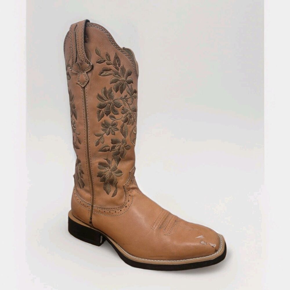 Twisted X 13” Hooey Leather Cowgirl Boots Women’s Size 7.5B WHY0012 Cowboy